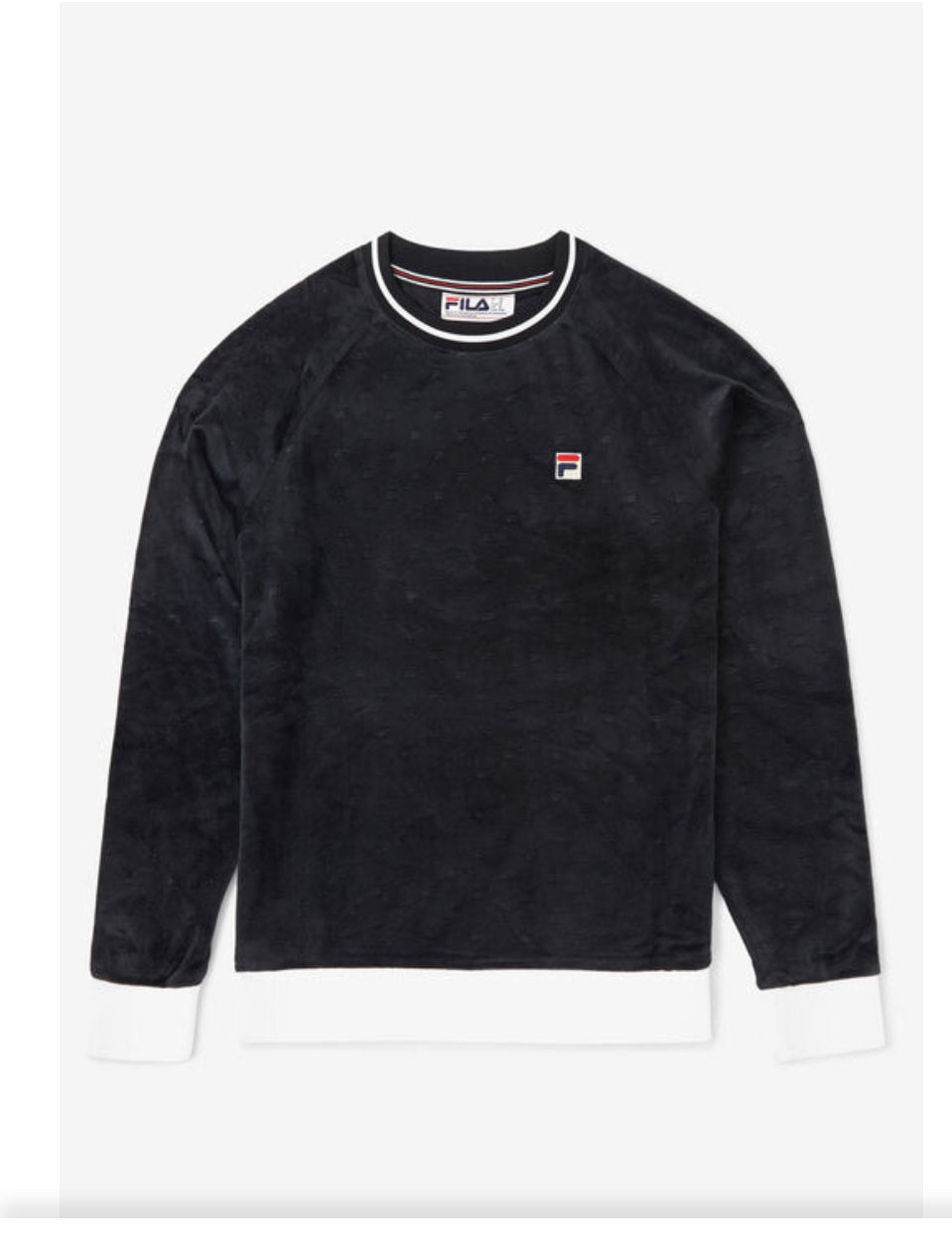 Fila velour sweatshirt sale