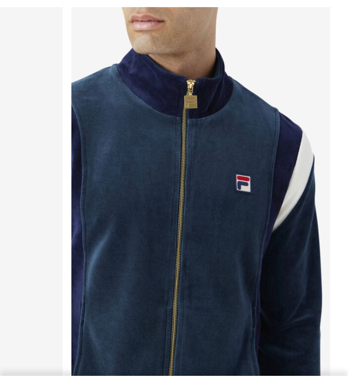 Fila Floyd Velour Jacket Teal Si Drip