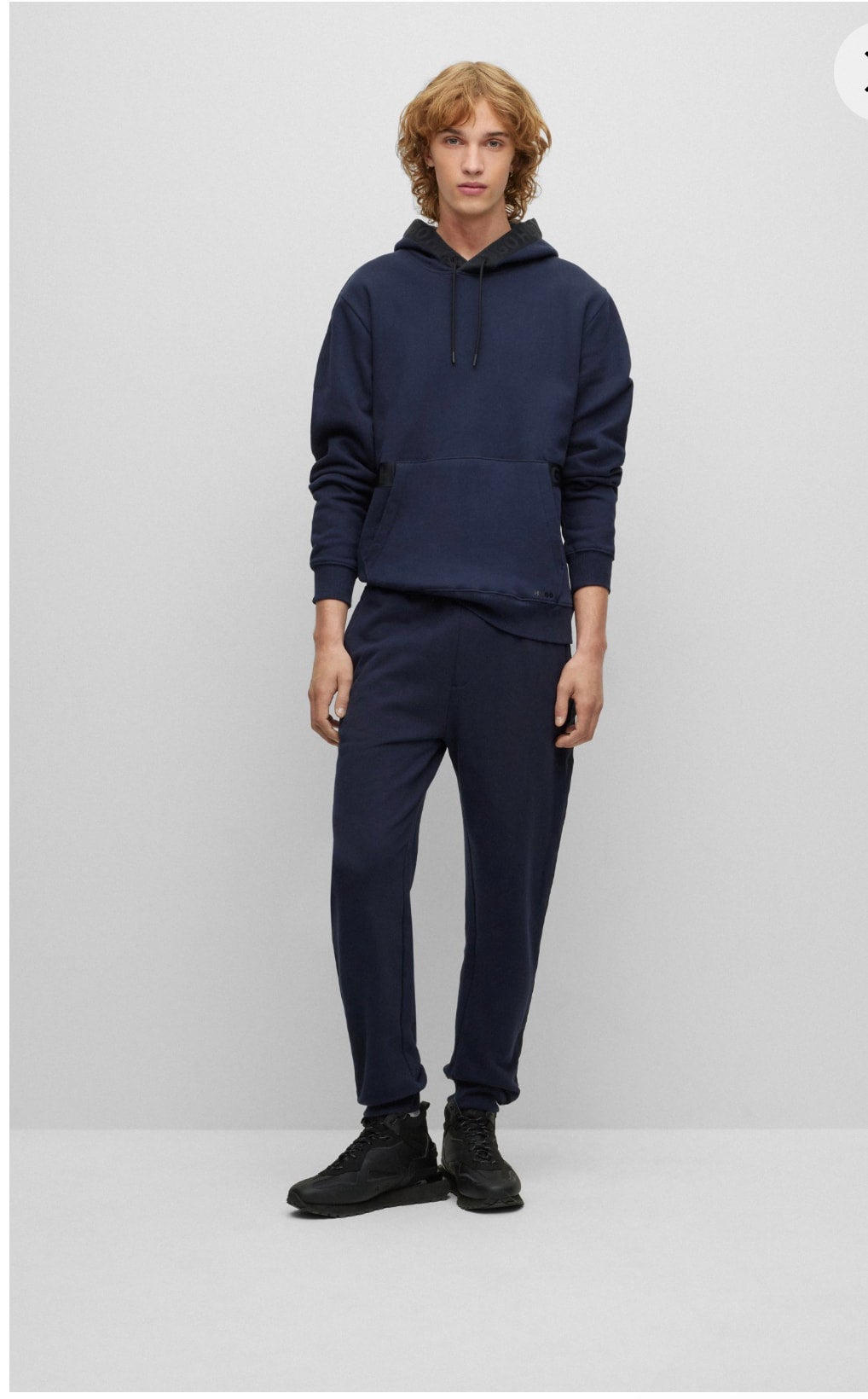 Hugo boss navy blue hoodie online