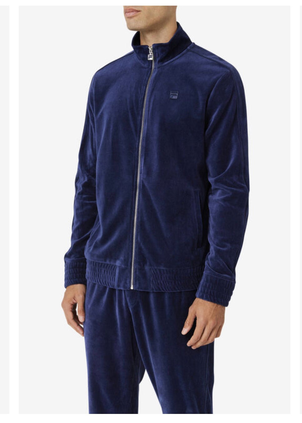 Fila Deverall Velour Jacket Navy Si Drip