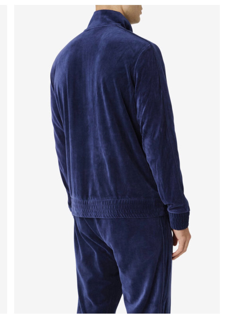 Fila Deverall Velour Jacket Navy Si Drip