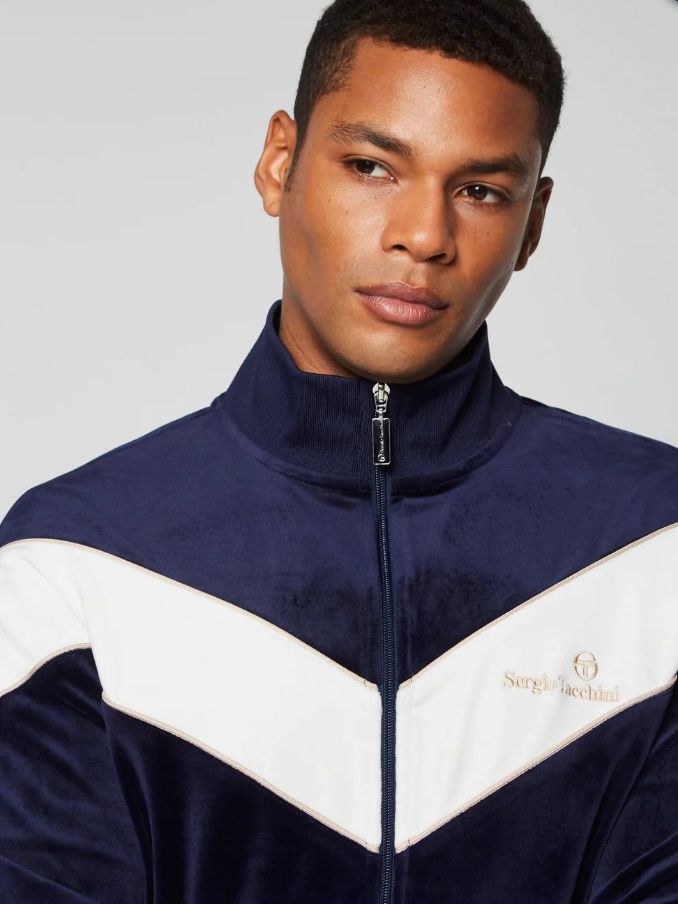 Sergio tacchini navy jacket hot sale